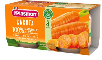 PLASMON OMOGENEIZZATO CAROTA 2 X 80 G - Farmavicinoate