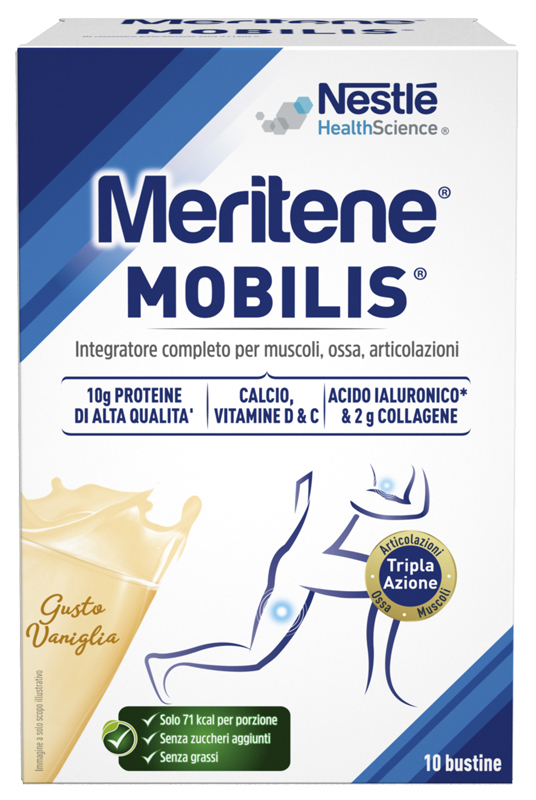 MERITENE MOBILIS GUSTO VANIGLIA 10 BUSTINE DA 21 G - Farmavicinoate