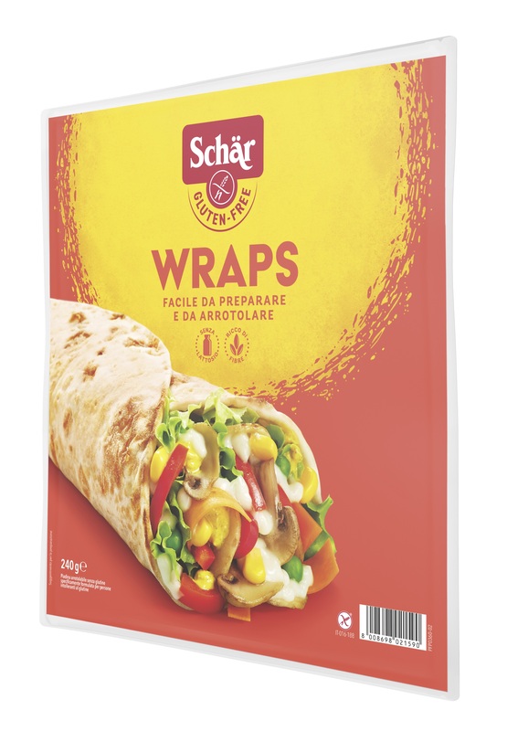 SCHAR WRAPS PIADINA ARROTOLABILE SENZA LATTOSIO 240 G - Farmavicinoate
