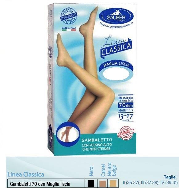 SAUBER GAMBALETTO MAGLIA LISCIA 140 DENARI CAMEL 3 - Farmavicinoate