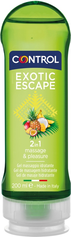 CONTROL GEL PER MASSAGGI EXOTIC ESCAPE 200 ML - Farmavicinoate