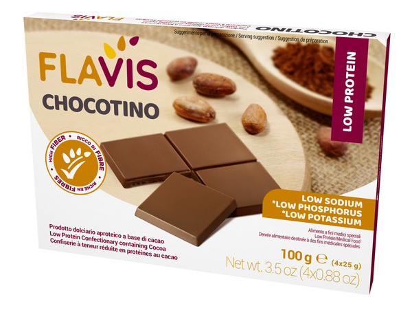 FLAVIS CHOCOTINO 4 PORZIONI DA 25 G - Farmavicinoate