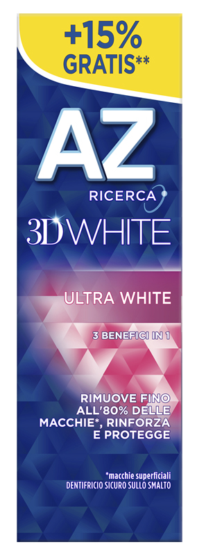 AZ 3D WHITE ULTRA WHITE DENTIFRICIO 75 ML - Farmavicinoate