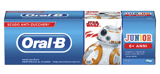 ORALB KIDS STAR WARS DENTIFRICIO 6+ 75 ML - Farmavicinoate