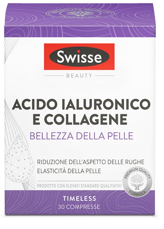 SWISSE ACIDO IALURONICO COLLAGENE BELLEZZA DELLA PELLE 30 COMPRESSE - Farmavicinoate