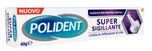 POLIDENT SUPER TENUTA+SIGILLANTE ADESIVO PROTESI DENTALE 40 G - Farmavicinoate