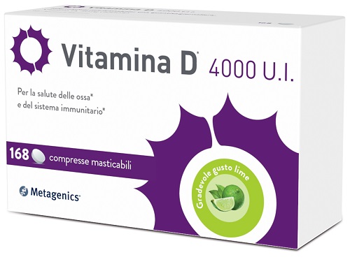VITAMINA D 4000UI 168 COMPRESSE MASTICABILI - Farmavicinoate