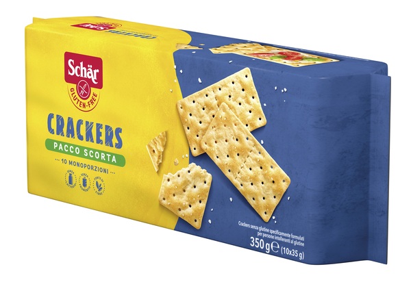 SCHAR CRACKERS SENZA LATTOSIO PACCO SCORTA 10 MONOPORZIONI DA 35 G - Farmavicinoate