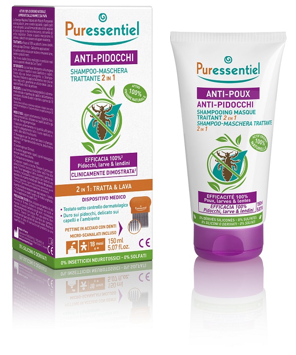 PURESSENTIEL SHAMPOO TRATTAMENTO PIDOCCHI 150 ML - Farmavicinoate
