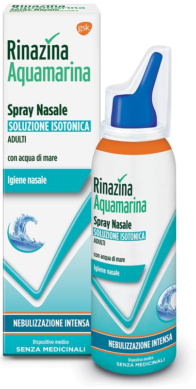 RINAZINA AQUAMARINA ISOTONICA SPRAY NEBULIZZAZIONE INTENSA 100 ML - Farmavicinoate