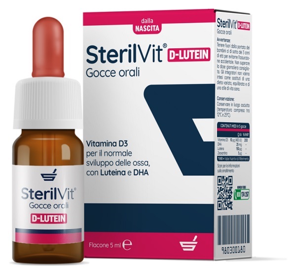 STERILVIT D LUTEIN DHA GOCCE 5 ML - Farmavicinoate