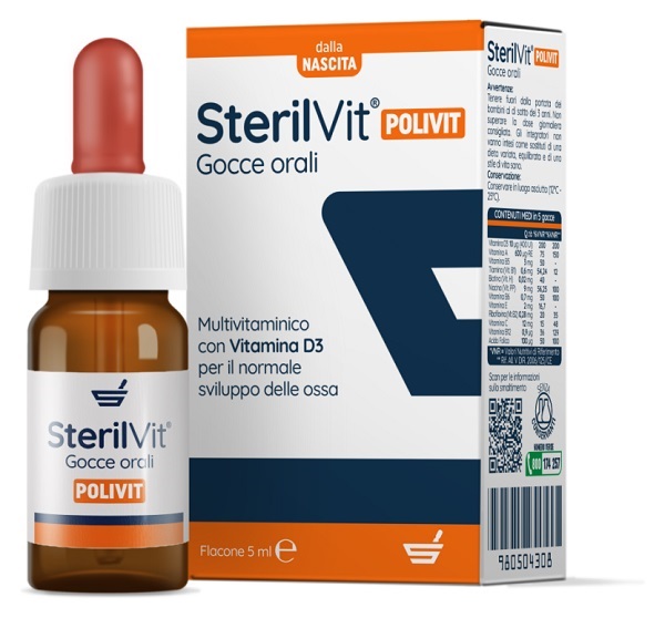 STERILVIT POLIVIT GOCCE 5 ML - Farmavicinoate