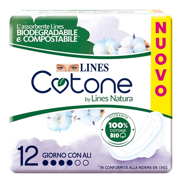 LINES COTONE BIO ULTRA ALI 12 PEZZI - Farmavicinoate