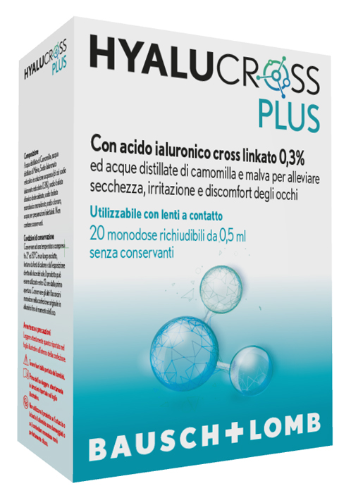 HYALUCROSS PLUS 20 FLACONCINI MONODOSE DA 0,5 ML - Farmavicinoate