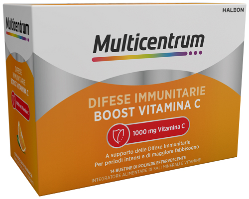 MULTICENTRUM DIFESE IMMUNITARIE BOOST VITAMINA C 14 BUSTINE - Farmavicinoate