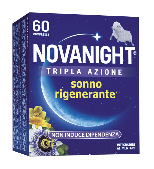 NOVANIGHT TRIPLA AZIONE SONNO RIGENERANTE 60 COMPRESSE - Farmavicinoate