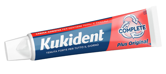 KUKIDENT PLUS ORIGINAL CREMA ADESIVA DENTIERE 65 G - Farmavicinoate