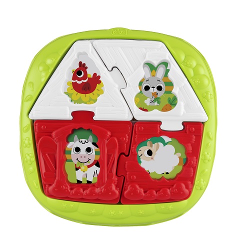 CHICCO GIOCO S2P 2IN1 HOUSE&FARM PUZZLE - Farmavicinoate
