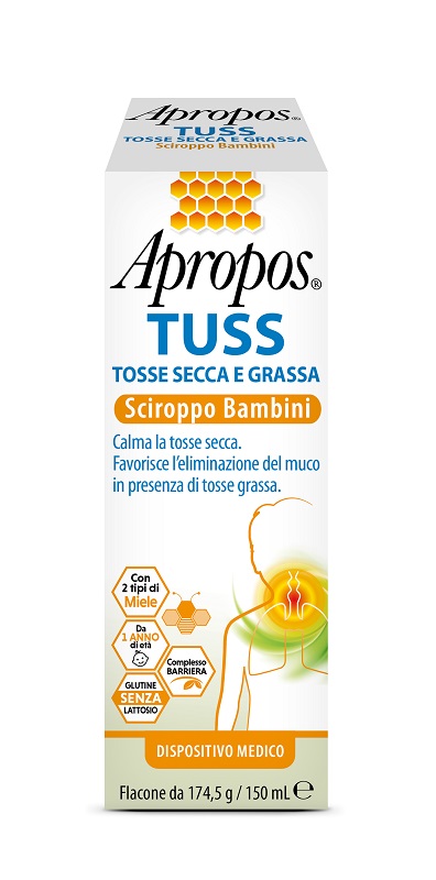 APROPOS TUSS SCIROPPO BAMBINI 150 ML - Farmavicinoate