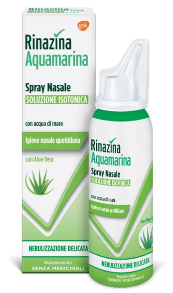 RINAZINA AQUAMARINA FAMILY SPRAY NASALE ISOTONICO DELICATO 100 ML - Farmavicinoate
