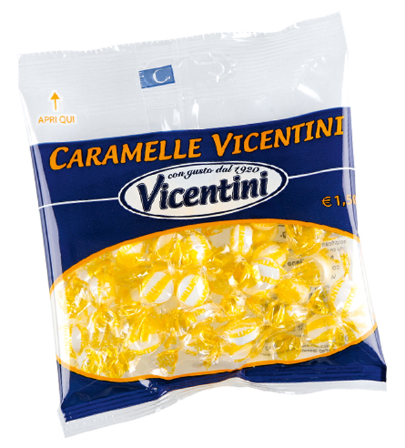 VICENTINI MINI SENZA/ZUCCHERO LIMONE 50 G - Farmavicinoate