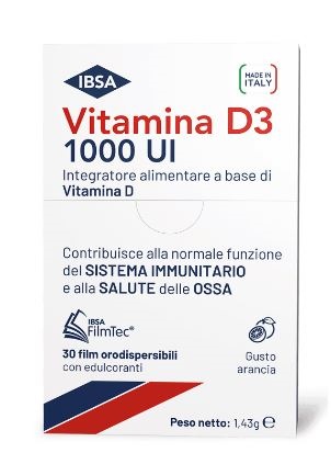 VITAMINA D3 IBSA 1000UI 30 FILM ORODISPERSIBILI - Farmavicinoate