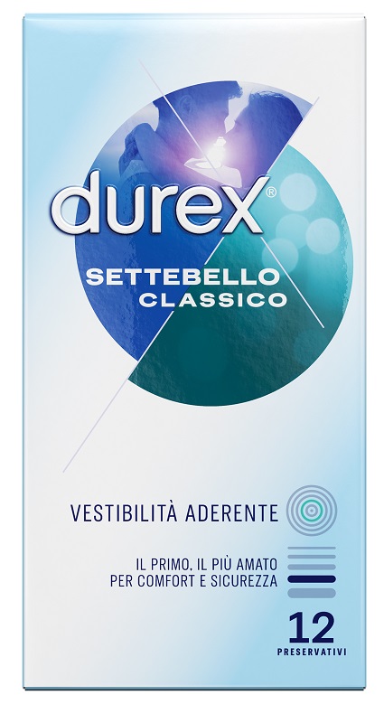 PROFILATTICO DUREX SETTEBELLO CLASSICO 12 PEZZI - Farmavicinoate