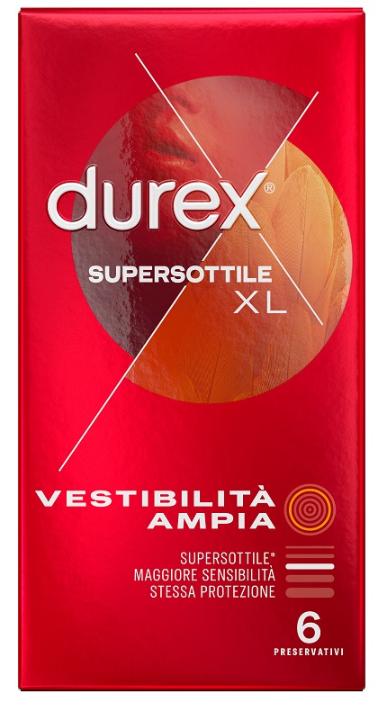 PROFILATTICO DUREX SUPERSOTTILE XL 6 PEZZI - Farmavicinoate