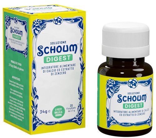 SOLUZIONE SCHOUM DIGEST 20 FIZZY BALL - Farmavicinoate